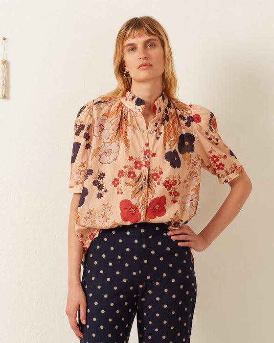 Alix of Bohemia Winnie Vintage Poppy Top