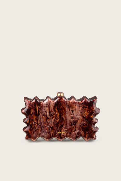 Cult Gaia Paloma Bronze Clutch