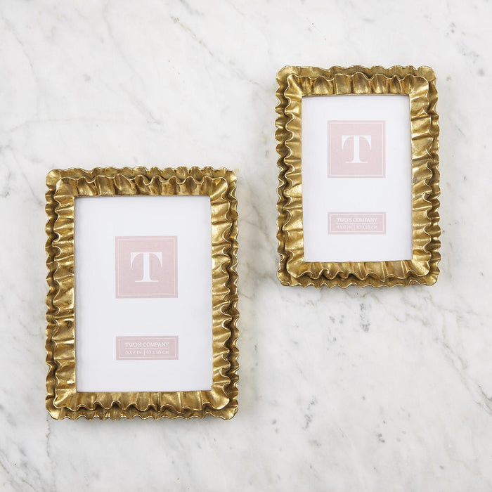 Gold Ruffles Frame (5x7)