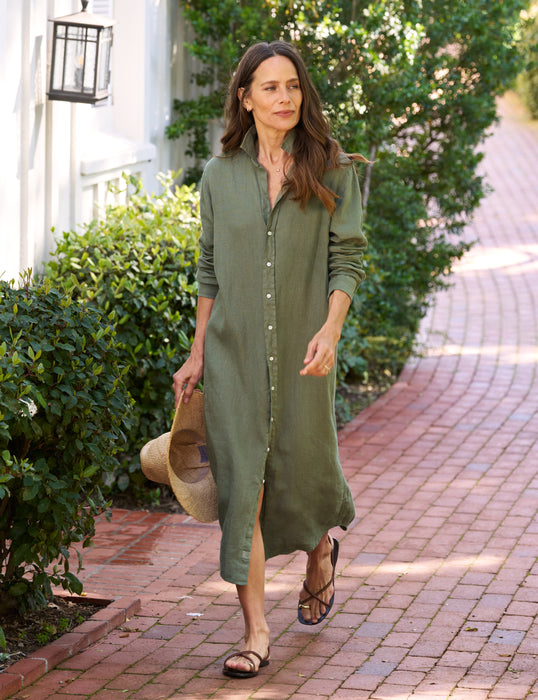 Frank and Eileen Rory Maxi Dress (olive)