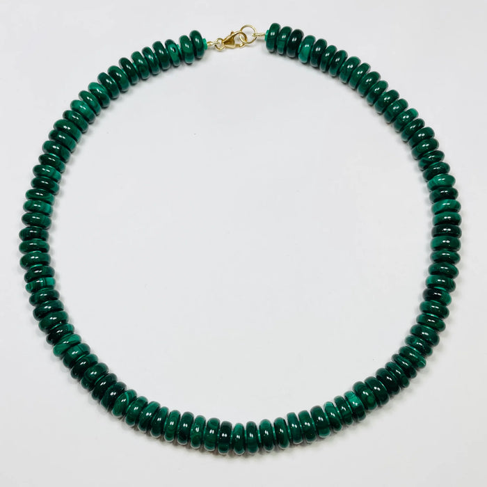 Theodosia Malachite Statement Necklace