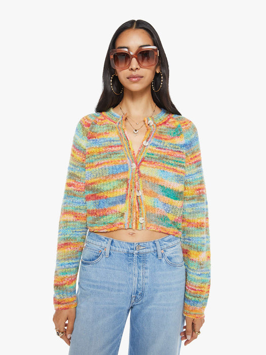 Mother The Raglan Crop Cardigan