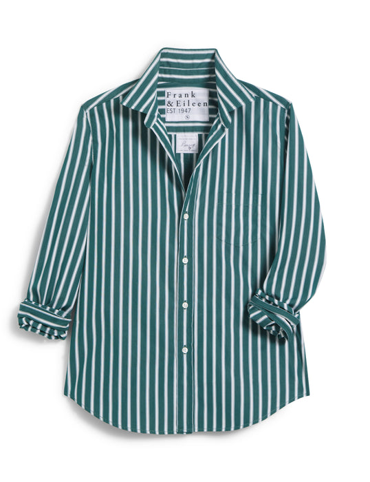 Frank and Eileen Barry (green/ white stripe) Top