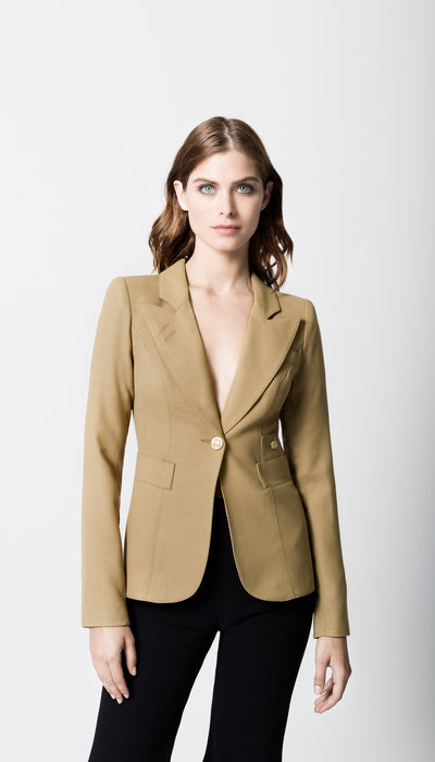 Smythe Classic Duchess Blazer Camel