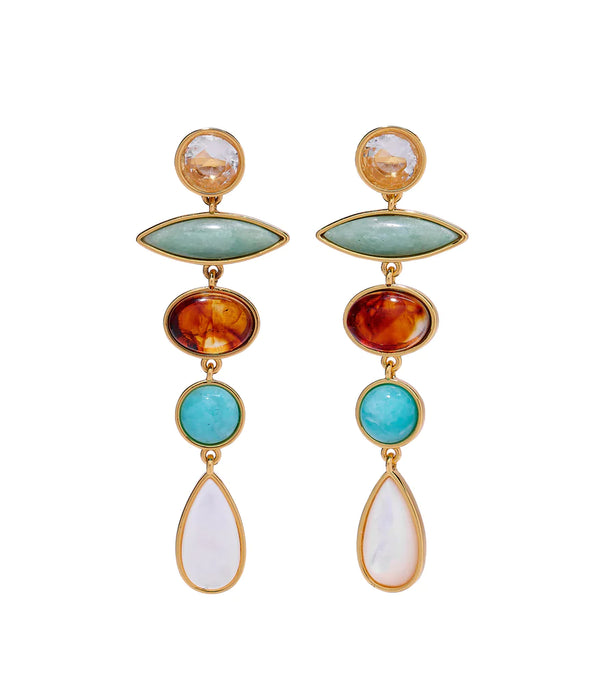 Lizzie Fortunato Pebble Totem Earring