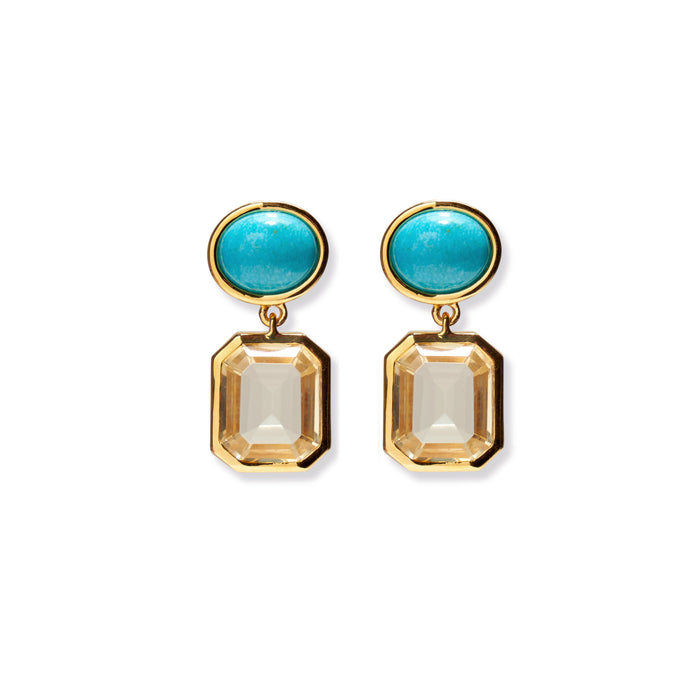 Lizzie Fortunato MINI LUSH EARRINGS IN LEMON