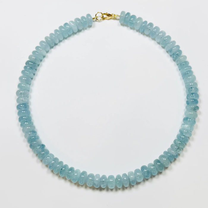 Theodosia - aquamarine candy necklace