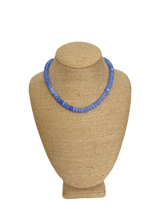 Theodosia Periwinkle Angelite Candy Necklace