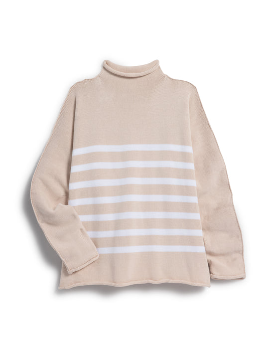 Frank and Eileen Monterey Vintage Rose w/ White Stripe Top