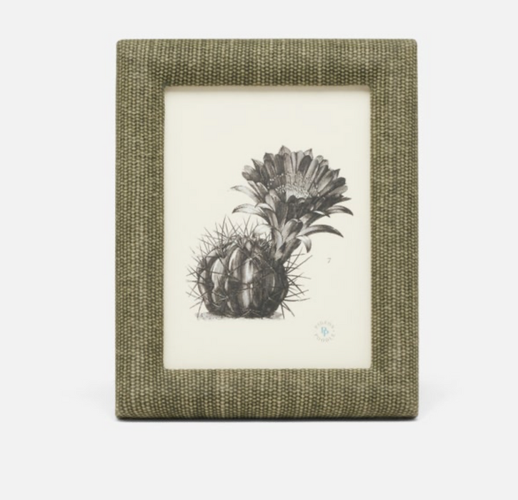 Pigeon and Poodle Dark Green Jute Frame 5x7