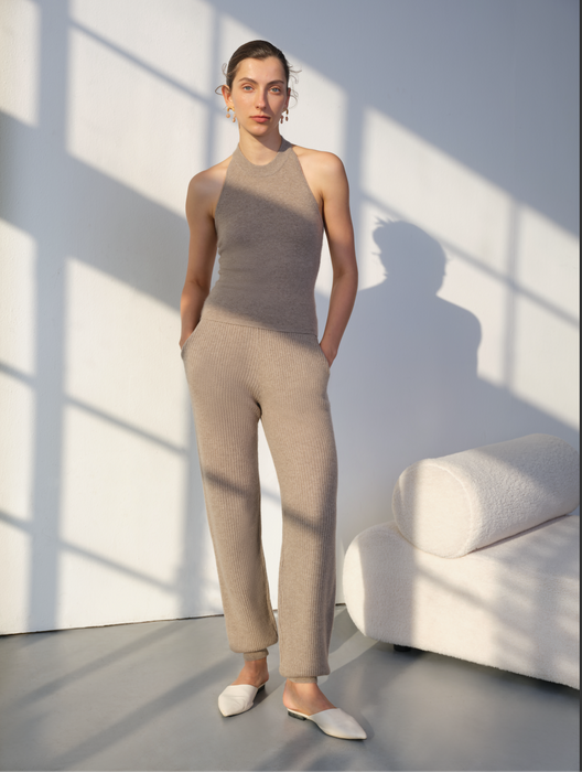 W. Cashmere Cora Halter Tank