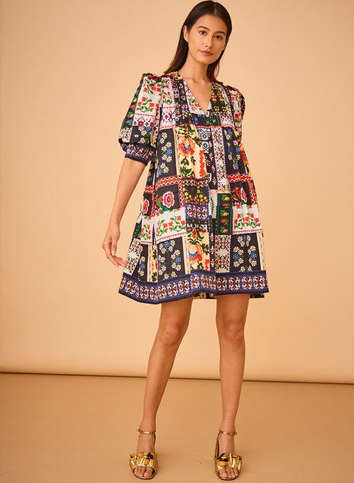 Hunter Bell Jenkins Floral Quilt Dress