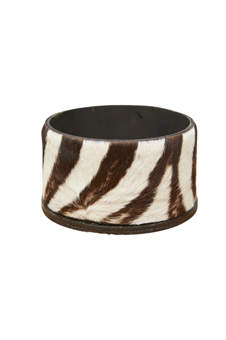 Zebra Hide Wine Holder