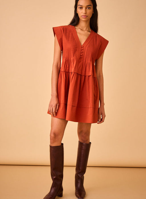 Hunter Bell Parker Dress (burnished Copper)