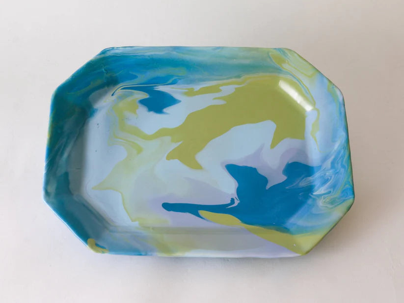 Paul Schneider Tray | Geode | Blue Green