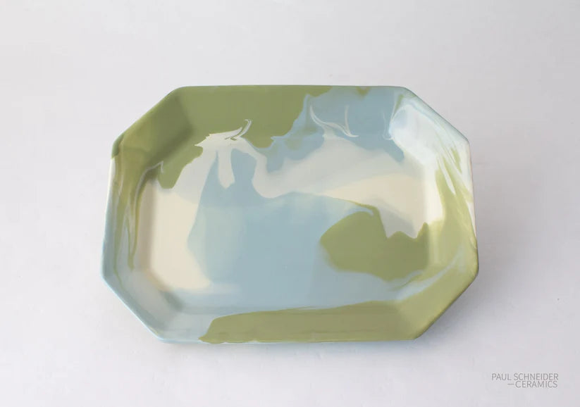 Paul Schneider Tray | Geode | Ivory-Nile-Sage