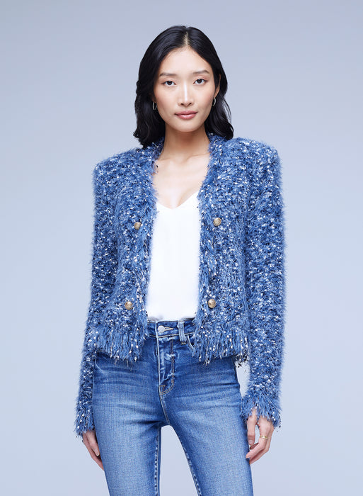 L'Agence AZURE CARDIGAN BLAZER