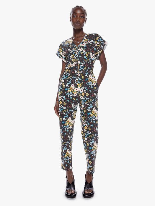 Mother The Cinched Jumpsuit (pushing daisies)